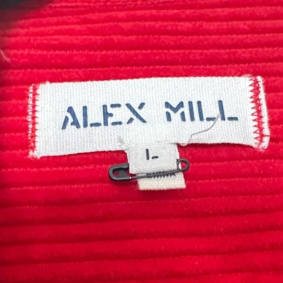 Alex Mill Red Button Down Shirt - Picture 4 of 5